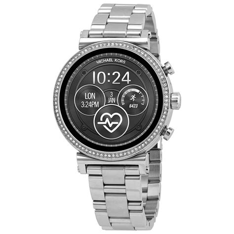 michael kors gen 4 sofie silver-tone touchscreen smartwatch|Michael Kors .